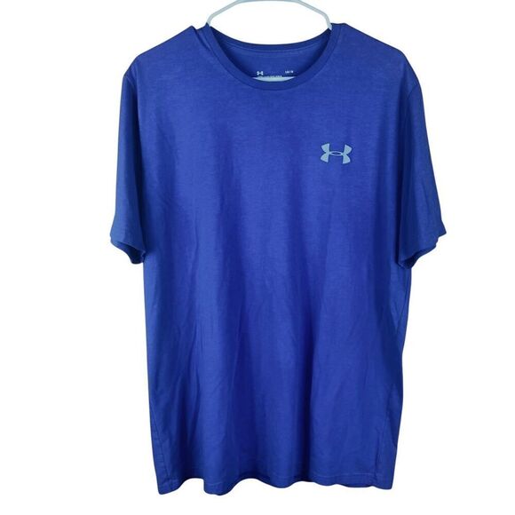 Under Armour Mens Royal Blue HeatGear Loose T-Shirt Size Large - Picture 1 of 4